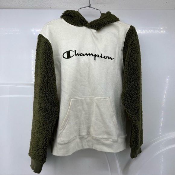 Champion boys Xl fleece hooded sweatshirt b45 - Picture 1 of 3